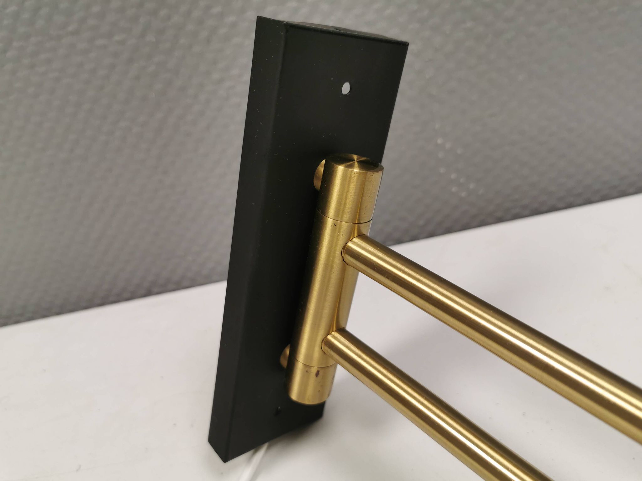 Horisont wall lamps in brass, designed by Jo Hammerborg in 1969, for Danish Fog&Mørup.