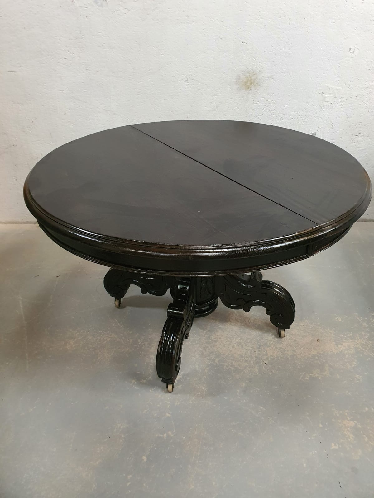 Extendable table 6 to 10 people style Napoleon III late XIX early XXth