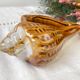 Vintage 50s shell ceramic ashtray