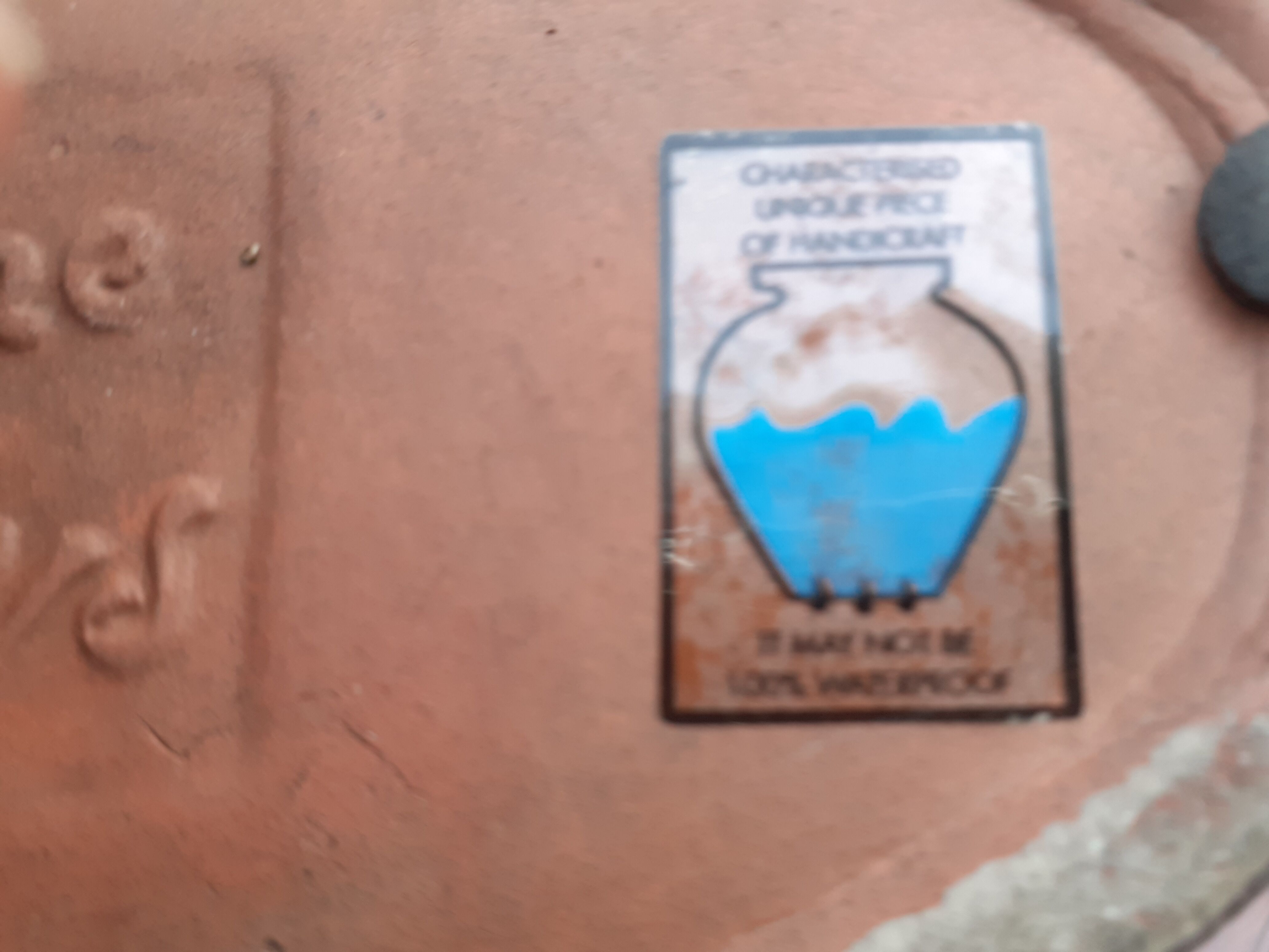 Ceramic pot cover