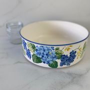 "Hortensia" table service from Luneville, earthenware, 80 pieces