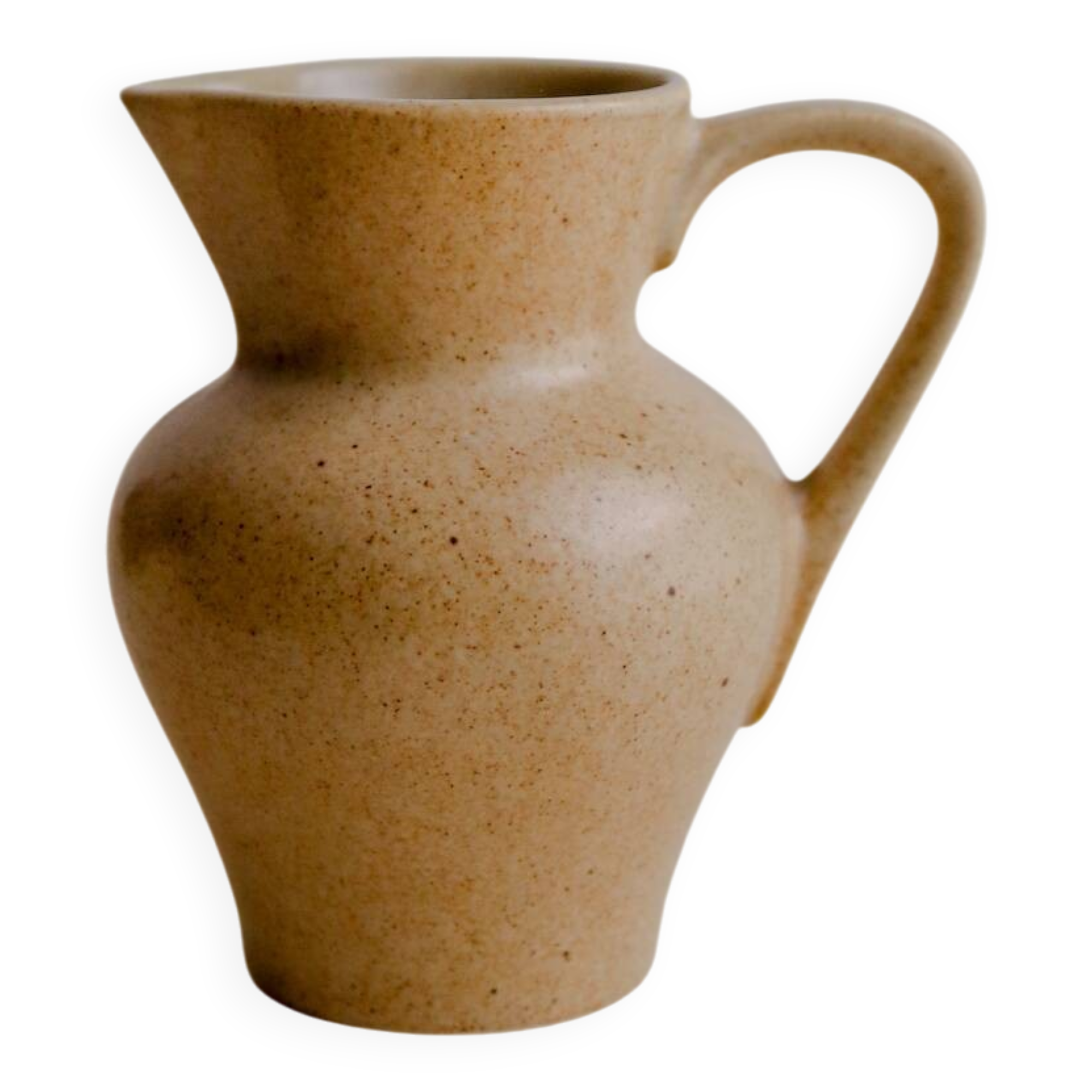 Small Spotted Stoneware Milk Jug