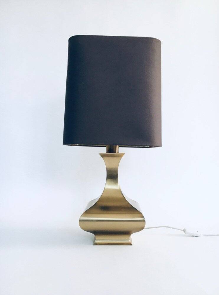 Hollywood Regency Style Brass Table Lamp, 1970s