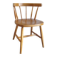 Scandinavian style slatted chair in solid wood - mid 20th century.