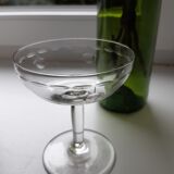 Lot de 6 coupes à champagne en cristal dépareillées début XXeme