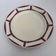 6 assiettes plates - Badonviller, service Louise