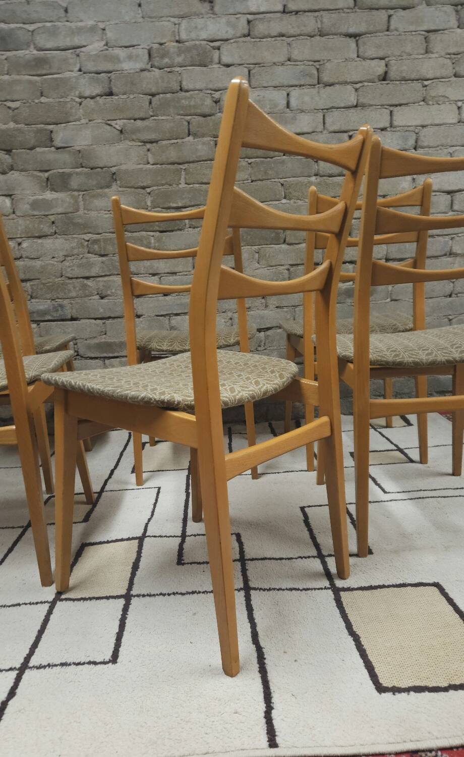 Set de 6 chaises scandinaves par Bähre Mignon Möbel 1960