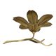 Mid-Century Brass Lily Flower Sculpture Figurine Ashtray