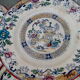 Lot de 5 assiettes à dessert Creil et Montereau Terre de Fer aux motifs de l'Asie