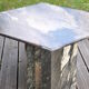 Table basse en marbre des années 70