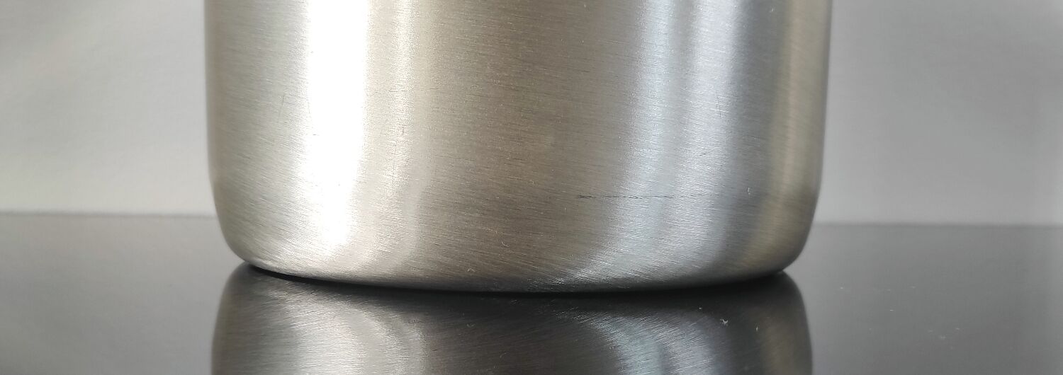 Vintage 70s insulated aluminium ice bucket