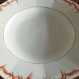 6 Schwarzenhammer porcelain soup plates