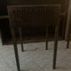 Pair of vintage industrial metal side tables