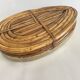 Bamboo and brass basket from the 70s
