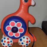 Kangaroo pulling vintage