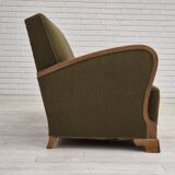 1950s, Danish 3 seater sofa in original very good condition, oak wood.