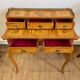 Marquetry wooden bonheur du jour – Floral decoration – Louis XV style