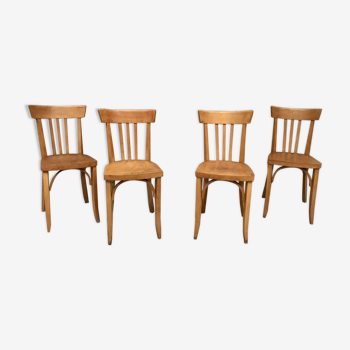 Series 4 wooden chairs 1950