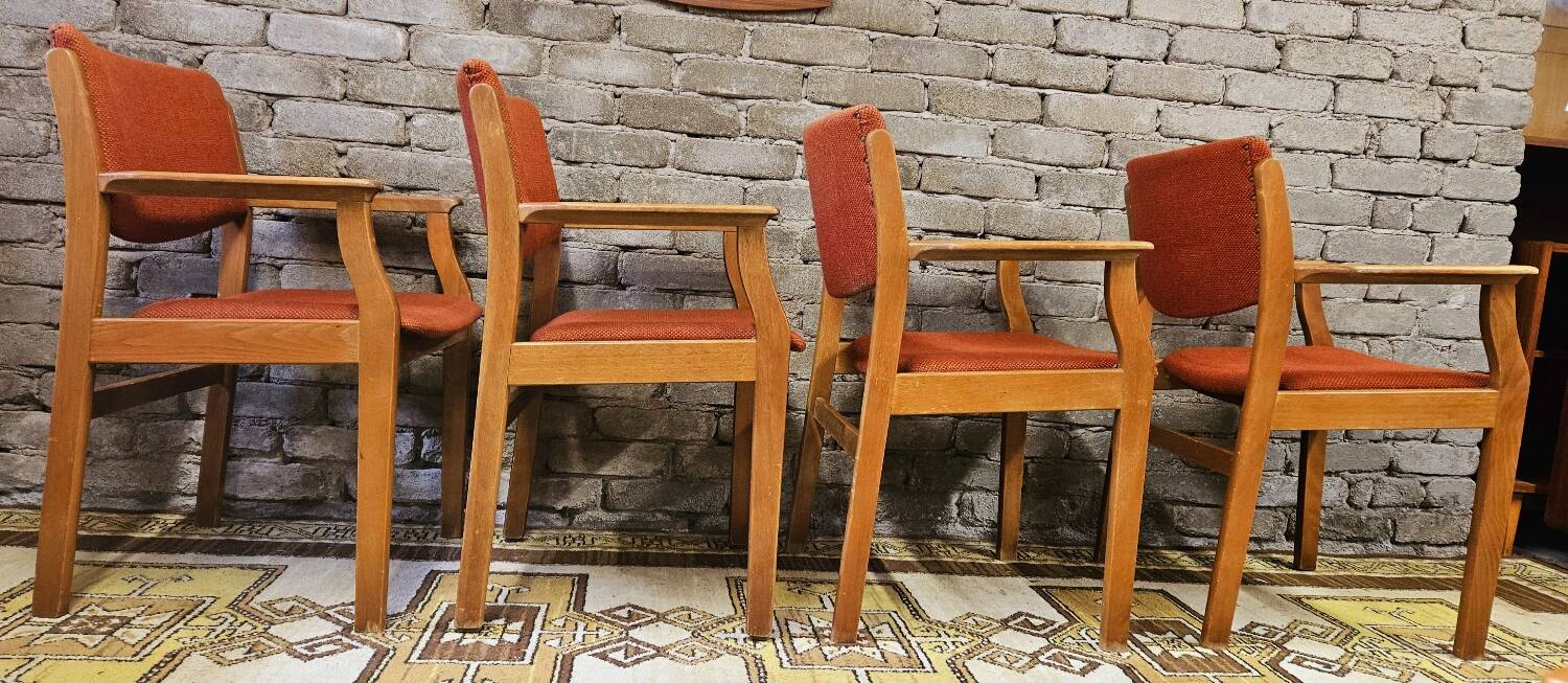 Set de 4 fauteuils casala 1970 vintage