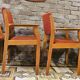 Set de 4 fauteuils casala 1970 vintage