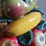 Coupe à fruits trompe l'oeil années 50