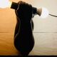 Vintage ceramic dumbbell lamp by JC Peiré