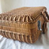 Wicker case, vintage