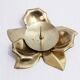Brass flower candle holder