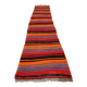Old Turkish narrow Kilim Runner 272x51 cm shabby chic, vintage kelim