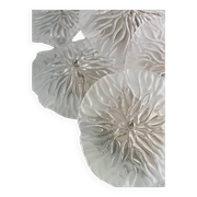 Contemporary Floreal Murano Glass Flush Mount by Simoeng