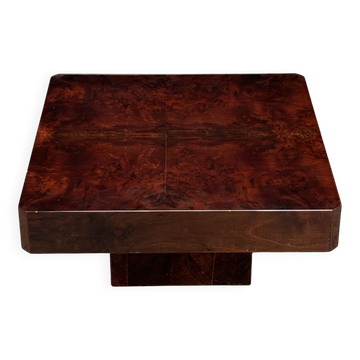 Lacquered Parchment Coffee or Side Table in the Style of Aldo Tura, Italy 1970's