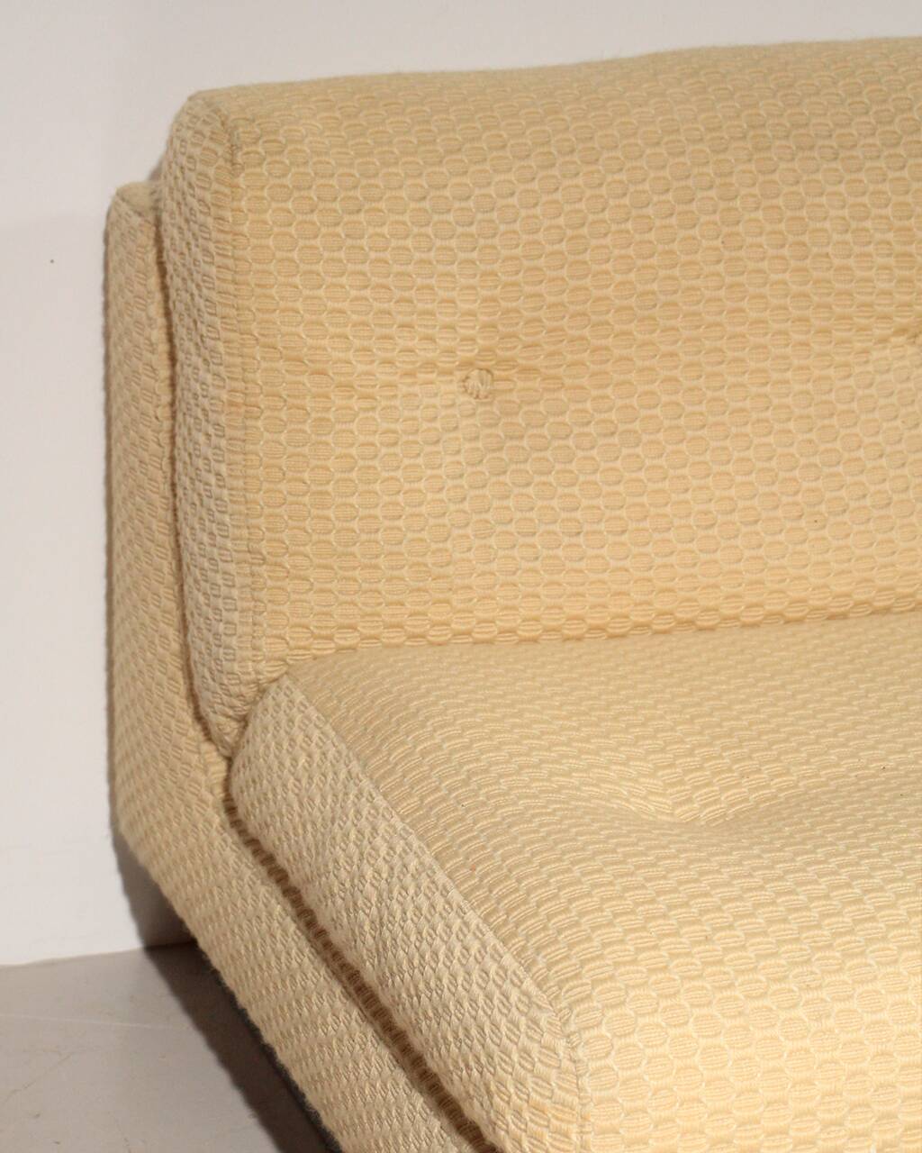 3-seater sofa Charpentier Ecru fabric