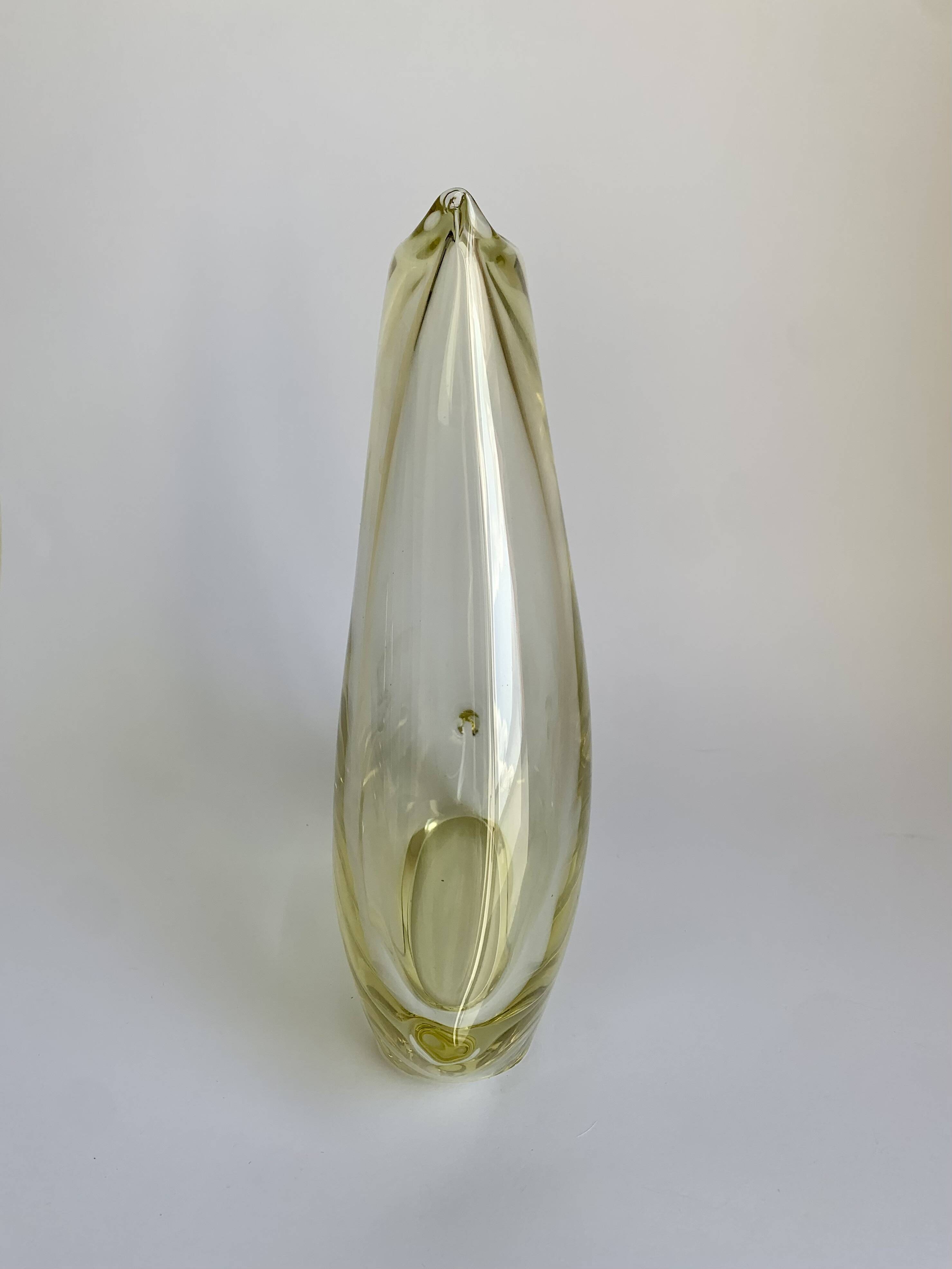 Vase by M. Klinger for Bohemian Glass, Czechoslovakia, 1960s