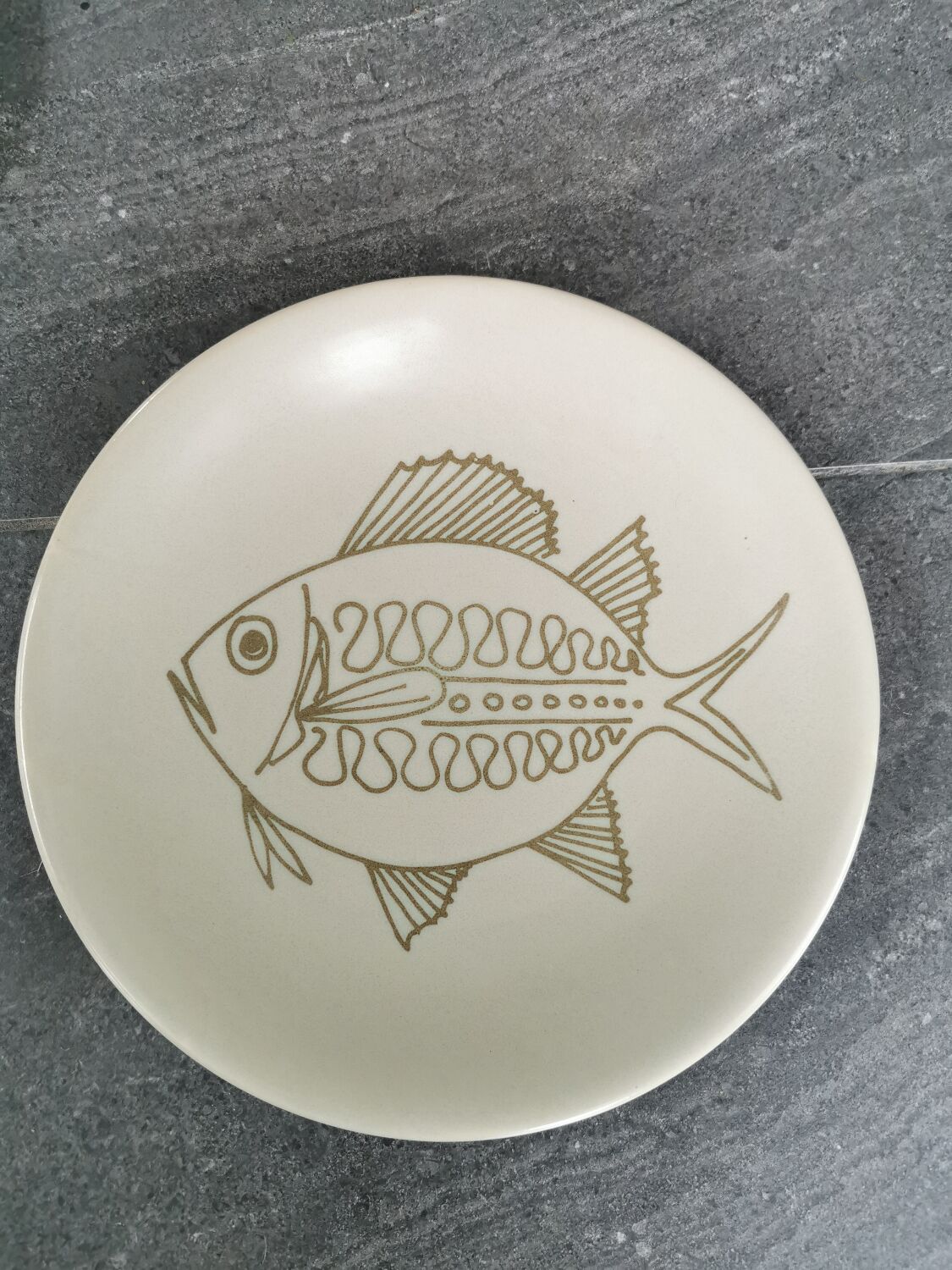 Service à poisson vintage signé Longchamp