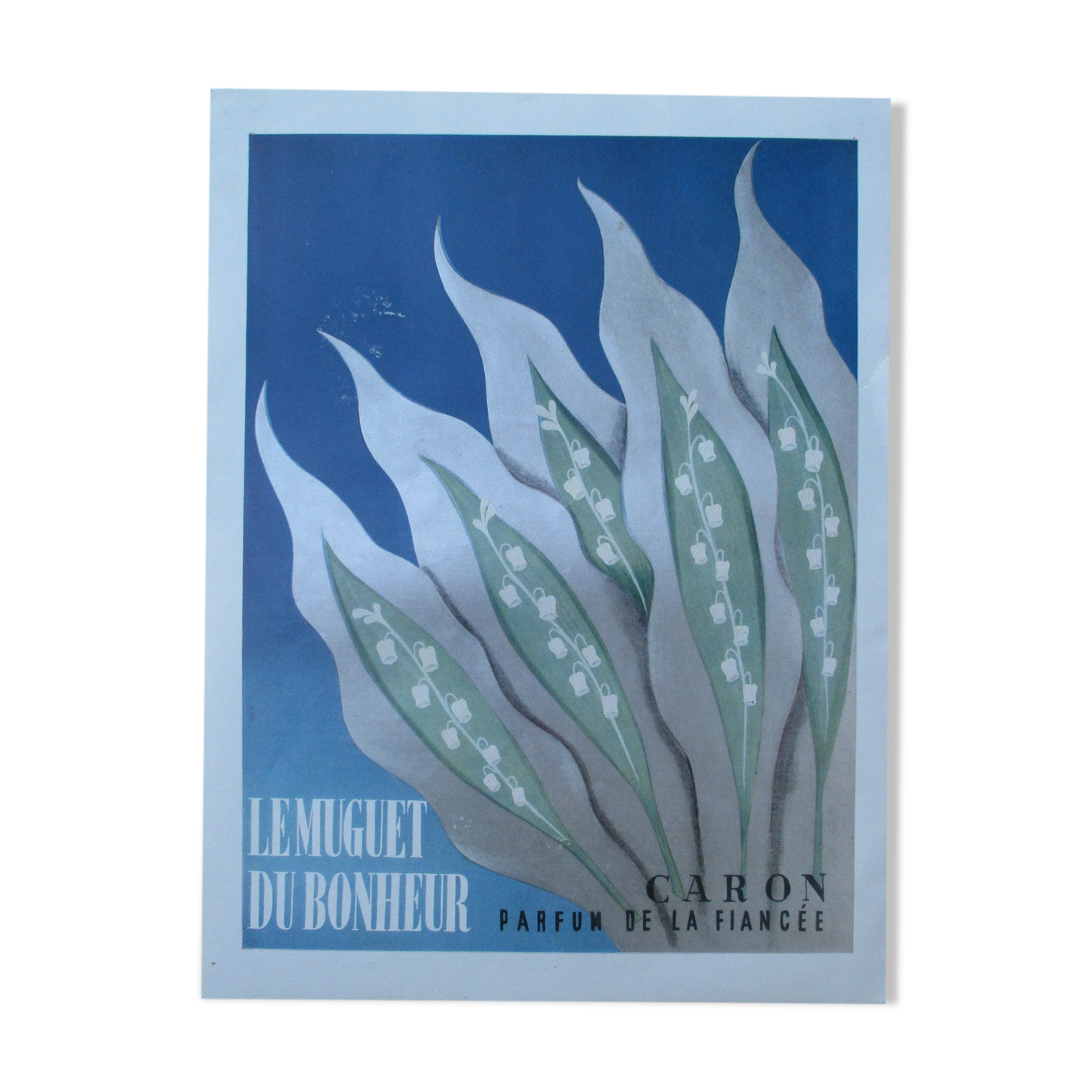 Advertising Caron, perfume of the bride -50s