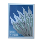 Advertising Caron, perfume of the bride -50s