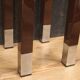 Lacquered wood side table