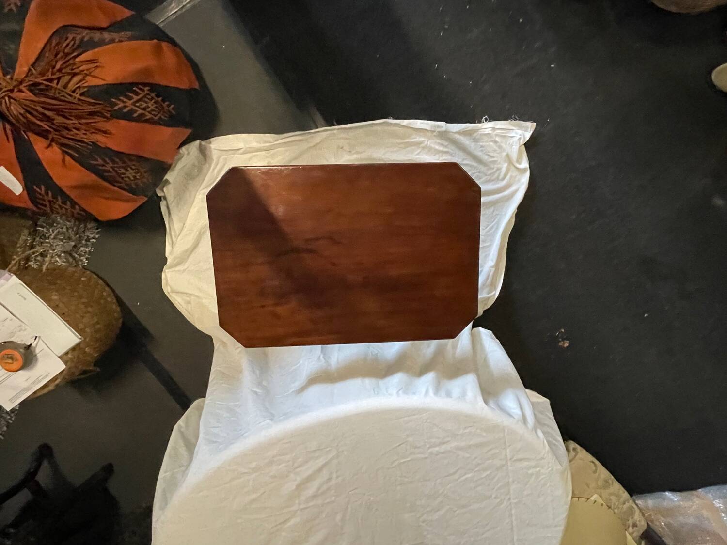 19th century mahogany pedestal table