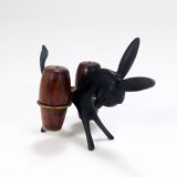 Salt and Pepper Shaker Set by Walter Bosse, Herta Baller, Austria, 1950s