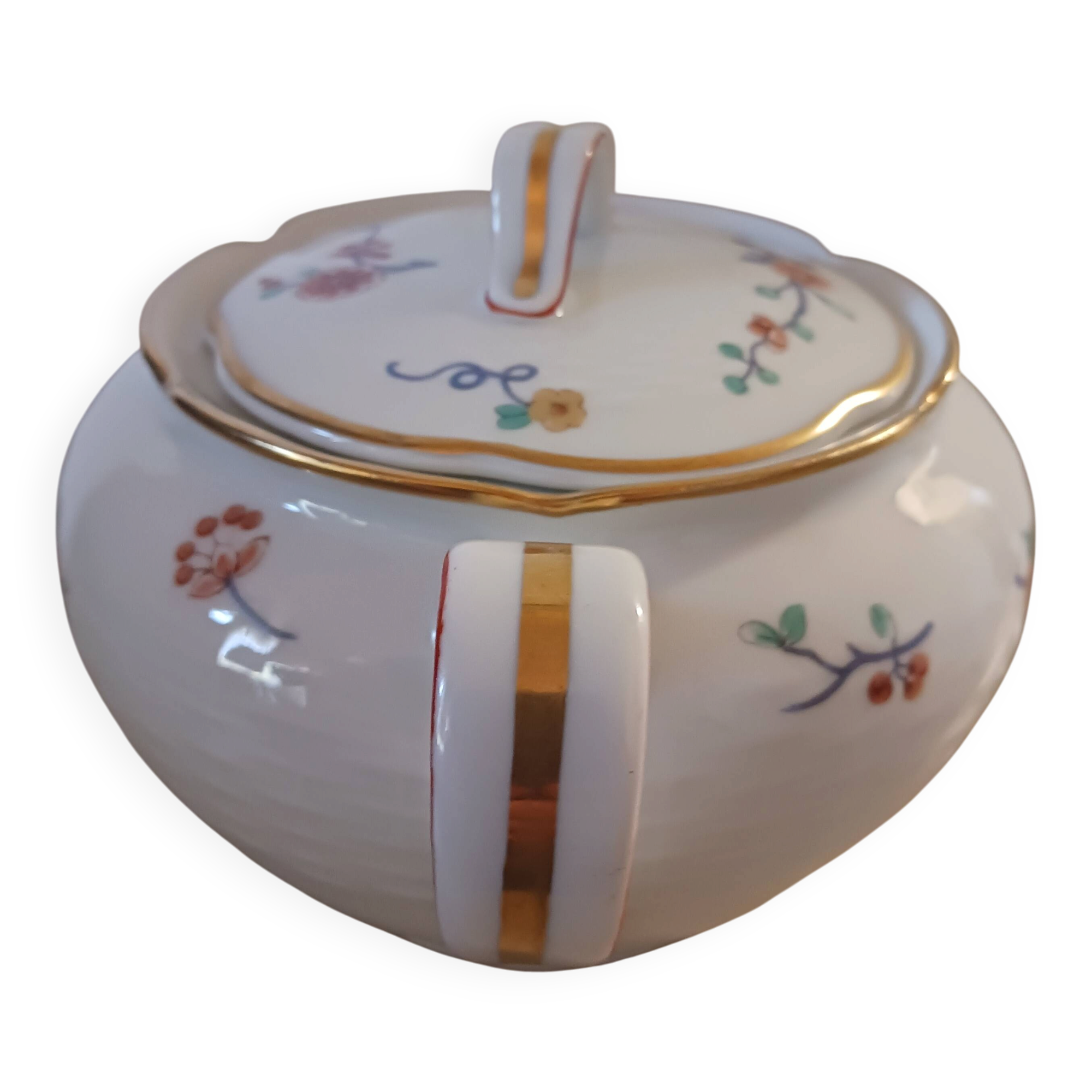 Sucrier en porcelaine Théodore Haviland Paris .