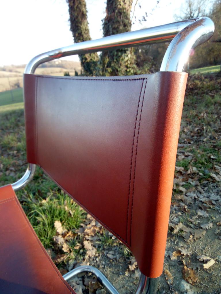 4 Marcel Breuer design chairs, model B33