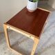 Table basse bois exotique vintage