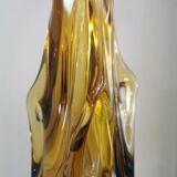 Vase vintage de la verrerie de Zabkowice Steelworks, Pologne, Années 70