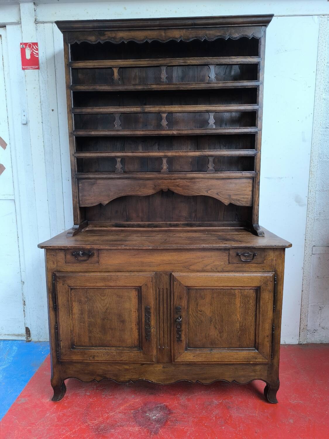 Solid oak dresser 1900
