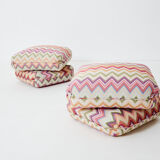 Pair of poufs
