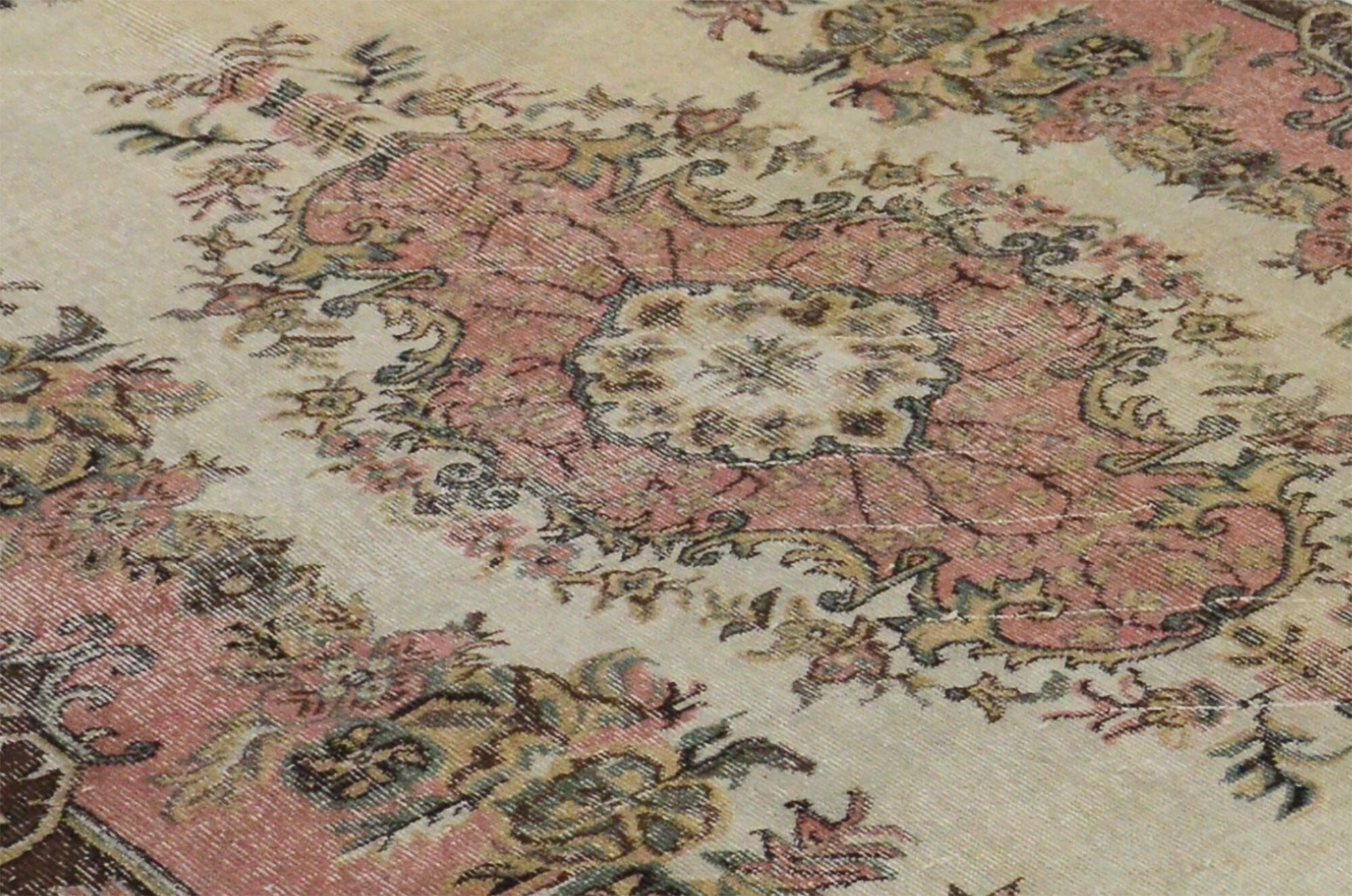 Anatolian handmade vintage rug 295 cm x 172 cm