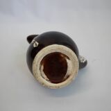Pitcher Vallauris tone orange and chocolate