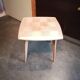 Coffee table wood marquetry 1950 60