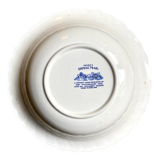 English earthenware bowl MYOTT Royal Mail white and blue