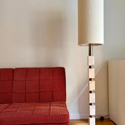 Lampe allemande en acier et marbre